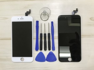 iPhone6S フロントパネル交換 ( スーパーAAA品 ) 激安 高品質 白/黒 即日発送 工具付 アイフォン ガラス 画面 液晶 修理 交換 1枚
