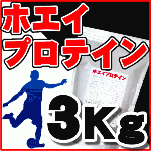 ホエイプロテイン１００％３ｋｇ【送料無料】