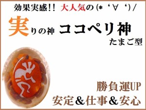 仕事・安心・安定・勝負(´艸｀*)♪★ココペリ神★卵型★ブラウン★タイガーアイ★パワーストーン★護符(霊符)