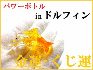 金運&くじ運＋幸運★水晶・ペリドット★パワーボトル★ラッキーアイテム★ドルフィン★イルカ★パワーストーン★護符