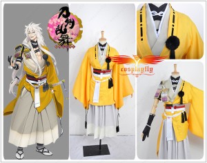 高品質 高級コスプレ衣装 刀剣乱舞-ONLINE- 風 小狐丸 (こぎつねまる) タイプ コスチューム オーダーメイド