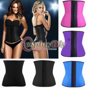 高品質 高級コスプレ衣装 セクシー コルセット オーダーメイド コスチューム 2015 New latex Cincher Corset Waist Training Corsets