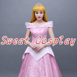 高品質 高級コスプレ衣装 眠れる森の美女 風 オーロラ姫 タイプ オーダーメイド ドレス Sleeping Beauty Princess Aurora costume