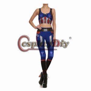 高品質 高級コスプレ衣装 キャプテン アメリカ 風 オーダーメイド ボディースーツ The Avengers Captain America Costume 