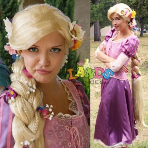 高品質 高級 コスプレ衣装 ディズニー 塔の上のラプンツェル 風 Rapunzel Cosplay Wig Rapunzel Cosplay wig ウイッグ ウィッグ