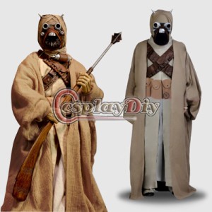 高品質 高級コスプレ衣装 スターウォーズ 風 タスケン・レイダー タイプ Star Wars Tusken Raider Adult Costume Halloween Cosplay