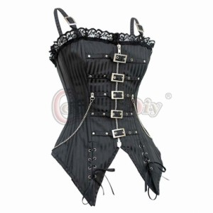 高品質 高級コスプレ衣装 セクシー コルセット オーダーメイド コスチューム Retro SteamPunk Style Court Beamed Clothing Steel Bones