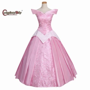 高品質 高級コスプレ衣装 眠れる森の美女 風 オーロラ姫 タイプ オーダーメイド ドレス Sleeping Beauty Princess Aurora Dress Costume
