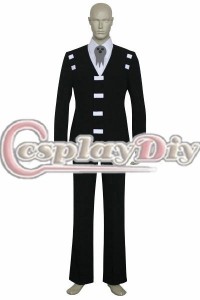 高品質 高級コスプレ衣装 ソウルイーター 風 デス・ザ・キッド タイプ オーダーメイド Cosplay Soul Eater Death the Kid Uniform