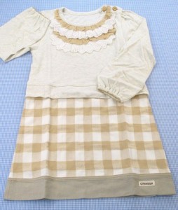 ジェモー Gemeaux ワンピース 長袖 130cm 新品 オールインワン 女の子 キッズ 子供服 中古