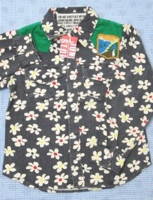 ジャンクストア— JUNK STORE 長袖シャツ 130cm 新品 トップス 女の子 キッズ 子供服 中古