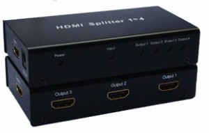 HDMI切替器/セレクター 3HDMI to HDMI（メス→オス） 3D対応 V1.4（ 3入力 to 1出力)☆丸いタイプスリム仕様