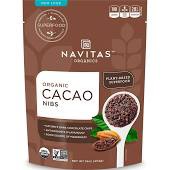 【お取り寄せ】Navitas Naturals、 Organic Chocolate Cacao Nibs、 16 oz (454 g)  ナビタスナチュラルズ カカオニブオーガニック