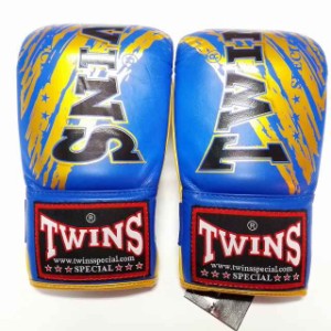 新品 正規 TWINS 本格 パンチンググローブ TW青金 /色選択 /大人/新品/ムエタイ/本革製/ゴム