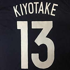 大人用 A044 17 日本代表 KIYOTAKE*13 清武 弘嗣 青 ゲームシャツ パンツ付 /サッカー/チームオーダー/ユニフォーム /上下セット