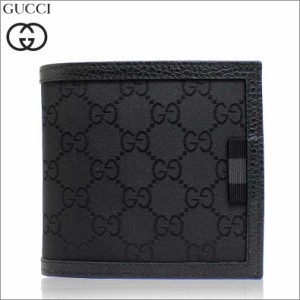  グッチ GUCCI 財布 二つ折り財布 GGナイロン ブラック アウトレット メンズ 150413-g1xwn-8615 big_brand