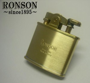 送料210円〜RONSON(ロンソン)Standard(スタンダード)R02-1031(真鍮無垢ブラスサテン)オイルライター(日本製)おまけ付き