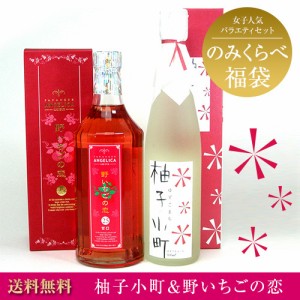 お洒落なセット！（柚子小町500ml＆野いちごの恋720ml）2本 