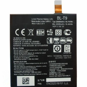 【送料無料】Li-Ion Polymer Battery 3.8V BL-T9 (for Google Nexus 5 LG D820 D821)☆3点工具付