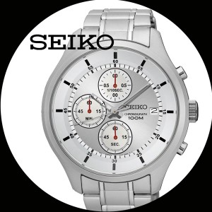 『送料無料』セイコー　SEIKO　クロノグラフ腕時計■SKS535P