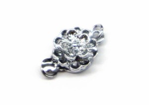 ネックレスクラスプ 花  Bタイプ 留め具 9mm　 アクセサリーパーツ  留め金具  手作りアクセサリー用パーツ 部品