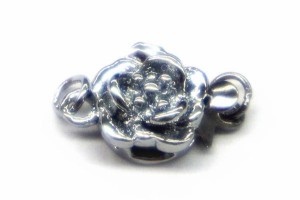 ネックレスクラスプ 花  Cタイプ 留め具 9mm　 アクセサリーパーツ  留め金具  手作りアクセサリー用パーツ 部品