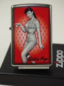 ジッポーZippo  Bettie Page ベティ・ペイジ/セクシーガール/ビキニ メッシュ #29441 美女/新品