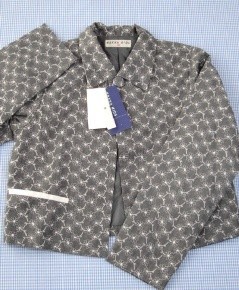 【新品 未使用】ジャケット フォーマル 140cm トップス  女の子 キッズ ジュニア 子供服 中古 ハッカ HAKKA 