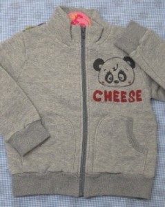 チーズ CHEESE ジップアップ ジャケット 100cm 新品 トップス 男の子 女の子 キッズ 子供服 中古