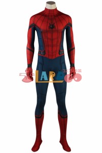 スパイダーマン：ホームカミング ピーター・パーカー 修正版 コスプレ衣装 コスチューム[4081]