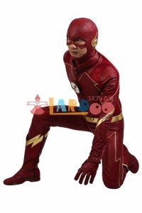 フラッシュ シーズン4 THE FLASH バリー アレン コスプレ衣装 コスチューム キャラクター仮装 [3951]