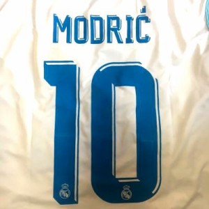 子供用 K001 18 レアルマドリード MODRIC*10 モドリッチ 白 ゲームシャツ パンツ付 /サッカー/キッズ/ジュニア/ユニフォーム