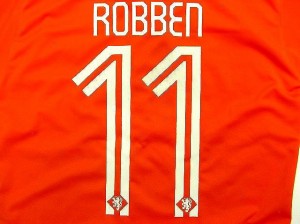 子供用 K056 14 オランダ ROBBEN*11 ロッベン オレンジ ゲームシャツ パンツ付 /サッカー/キッズ/ジュニア/ユニフォーム/上下セット