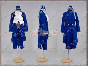 送料無料 黒執事シエル ファントムハイヴ坊ちゃん ブルー 礼服 コスプレ衣装 COS  高品質 新品 Cosplay アニメ コスチューム