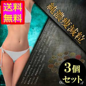 ●送料無料☆有名茶エキスを凝縮⇒ダイエットサプリ【純濃痩減粒 ３個セット】materi45P6