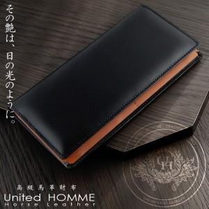 長財布 本革 メンズ ホースハイド×カウハイド United HOMME クリスマス ギフト