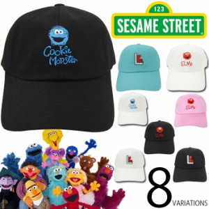 送料無料【 SESAME STREET/セサミストリート】【男女兼用・サイズ調節可】 オフィシャルコラボ 6パネルキャップ 全8種