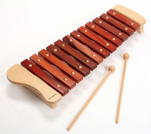 UKK 木製知育玩具 楽器 A0805 木琴 １２音