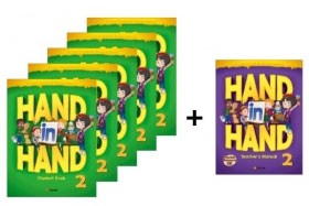 小学生向け総合英語コースブック Hand in Hand 2 Student Book 5冊セット + Free Teacher’s Manual