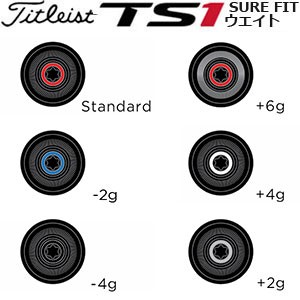 タイトリスト TS1 ドライバー用 SureFit CG ウエイト