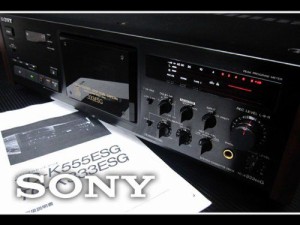 【中古　保証付 送料無料】SONY カセットデッキ　TC-K333ESG