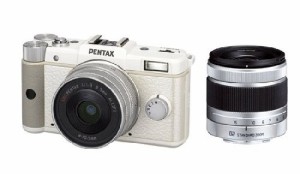 【中古　保証付 送料無料】PENTAX ミラーレス/一眼 Q ダブルレンズキット