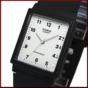 CASIO【カシオ/スタンダード】アナログクォーツ メンズ腕時計 ラバーベルト ホワイト文字盤 海外モデル MQ-27-7B（送料無料）