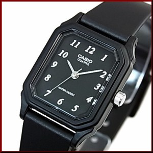 CASIO【カシオ/スタンダード】アナログクォーツ レディース腕時計 ラバーベルト ブラック文字盤 海外モデル LQ-142-1B （送料無料）