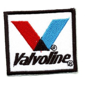 アイロンワッペンValvoline　刺繍、エンブレム、大人気、オシャレ アップリケ 人気 アメ雑 アメリカン雑貨