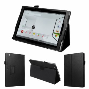 【フィルム付】wisers docomo ドコモ arrows Tab F-02K 専用 富士通 FUJITSU 10.1インチ タブレット ケース カバー [2018 年 新型] 全6色