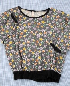 ニードルワークスーン NEEDLE WORK 5部袖 半袖Tシャツ 120cm トップス 女の子 キッズ 子供服 中古