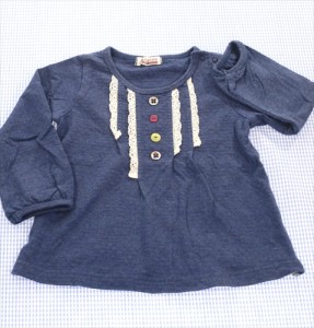 ブランシェス BRANSHES 長袖Tシャツ 90cm トップス 女の子 キッズ 子供服 中古