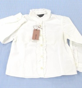 コムサイズム ISM ブラウス 長袖 100cm 新品 トップス 女の子 キッズ 子供服 中古