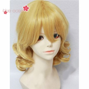 東方Project とうほうプロジェクト アリス風 コスプレウィッグ かつら  cosplay wig 耐熱 専用ネット付